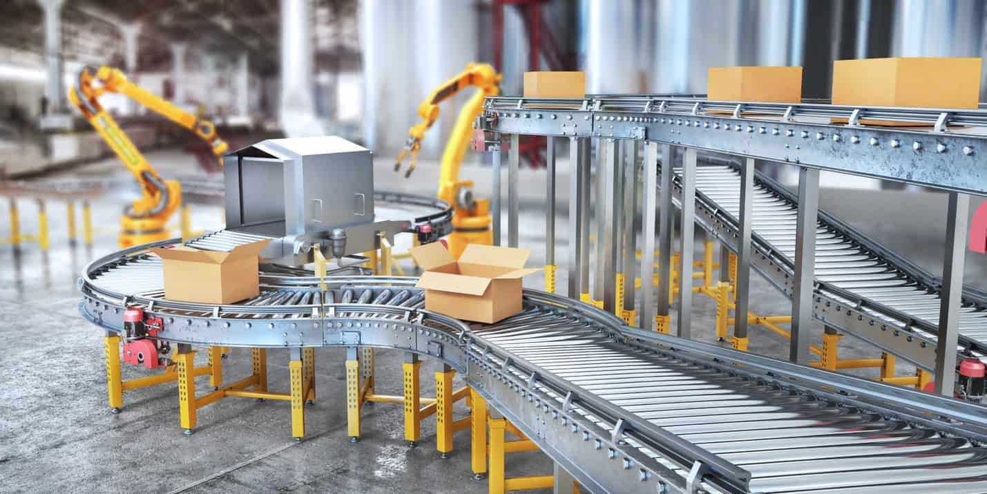 robot handling parcels