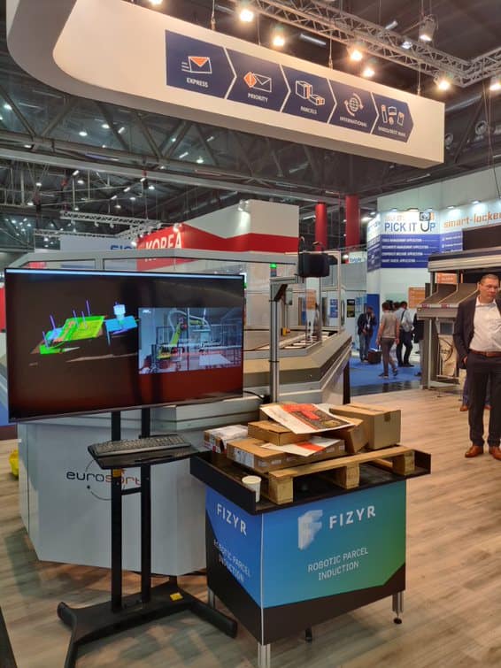 Fizyr booth at Parcel and Post expo